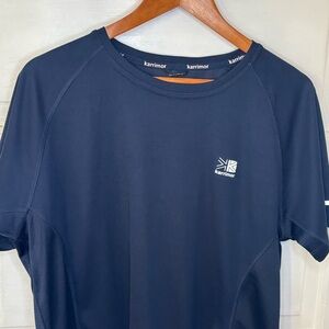 Karrimor Navy Men's Short Sleeve Crew Neck Running Shirt